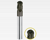 Long Shank 4 Flutes Ball Nose End Mills